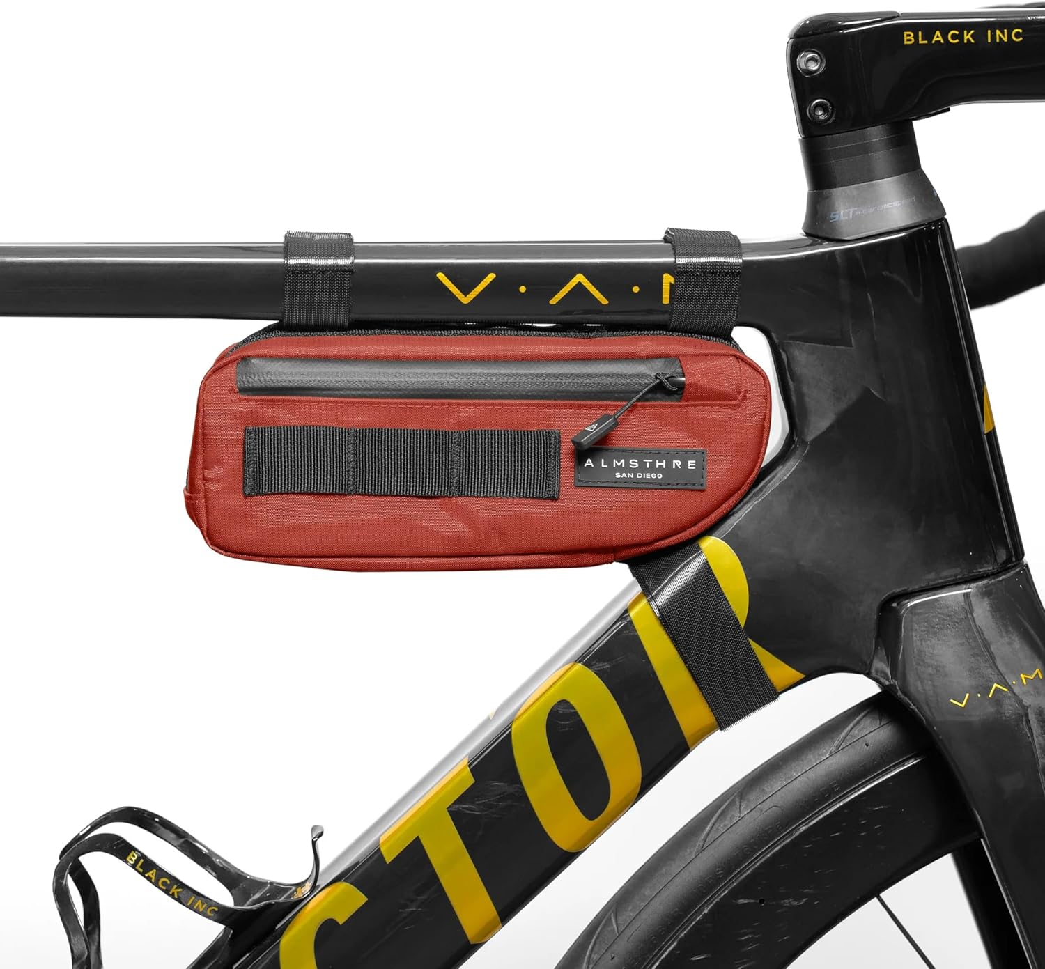 ALMSTHRE Bike Frame Bag | Weather-Resistant, Waterproof Zippers & Dual-Sided Access for Road, MTB, and Ebike Frames