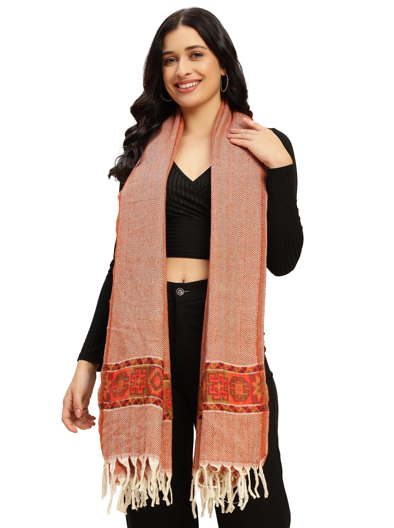 weavers villa Women's Kullu Shawl, 100cm x 200cm-picture-42