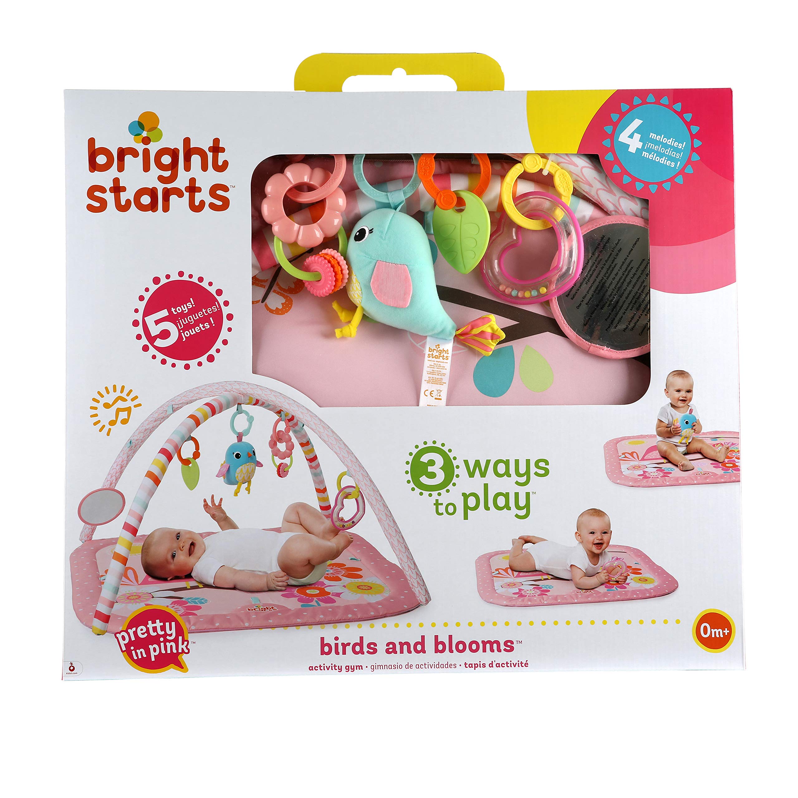 Bright Starts Siłownia aktywna, ptaki i kwiaty