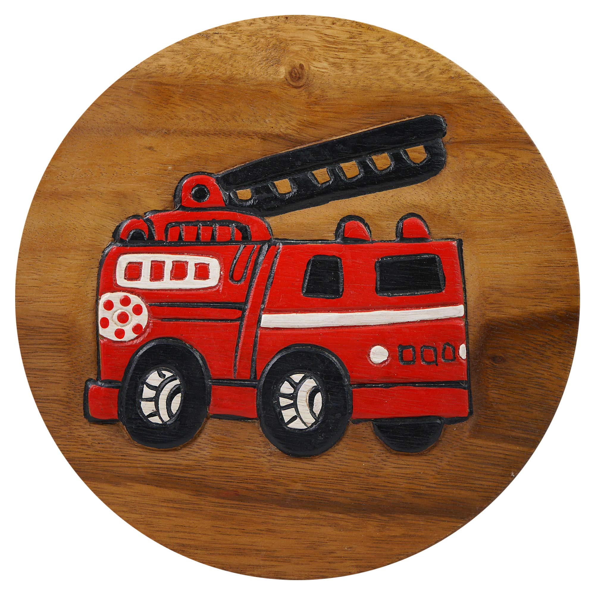 ART-CRAFT Vielseitiger Kinderhocker Holzhocker rund aus Mass