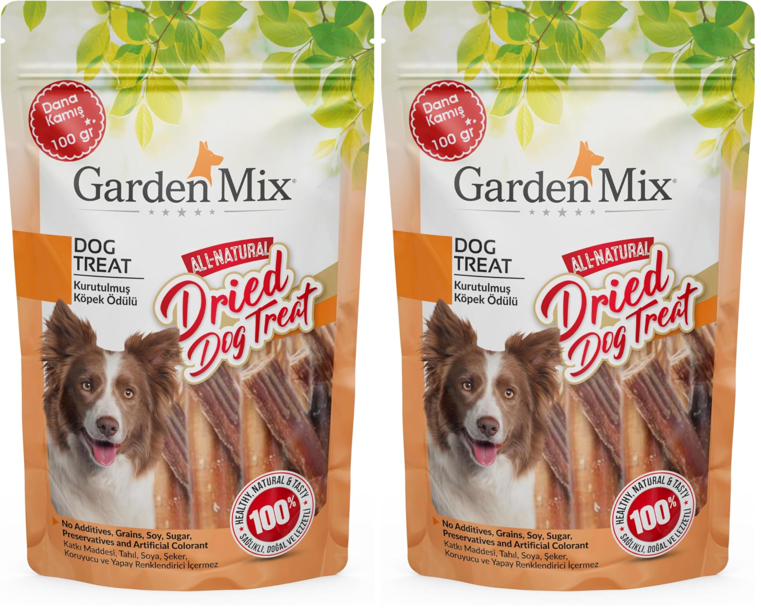Garden Mix Kurutulmuş Dana Penisi 100 Gr (2 paketi)
