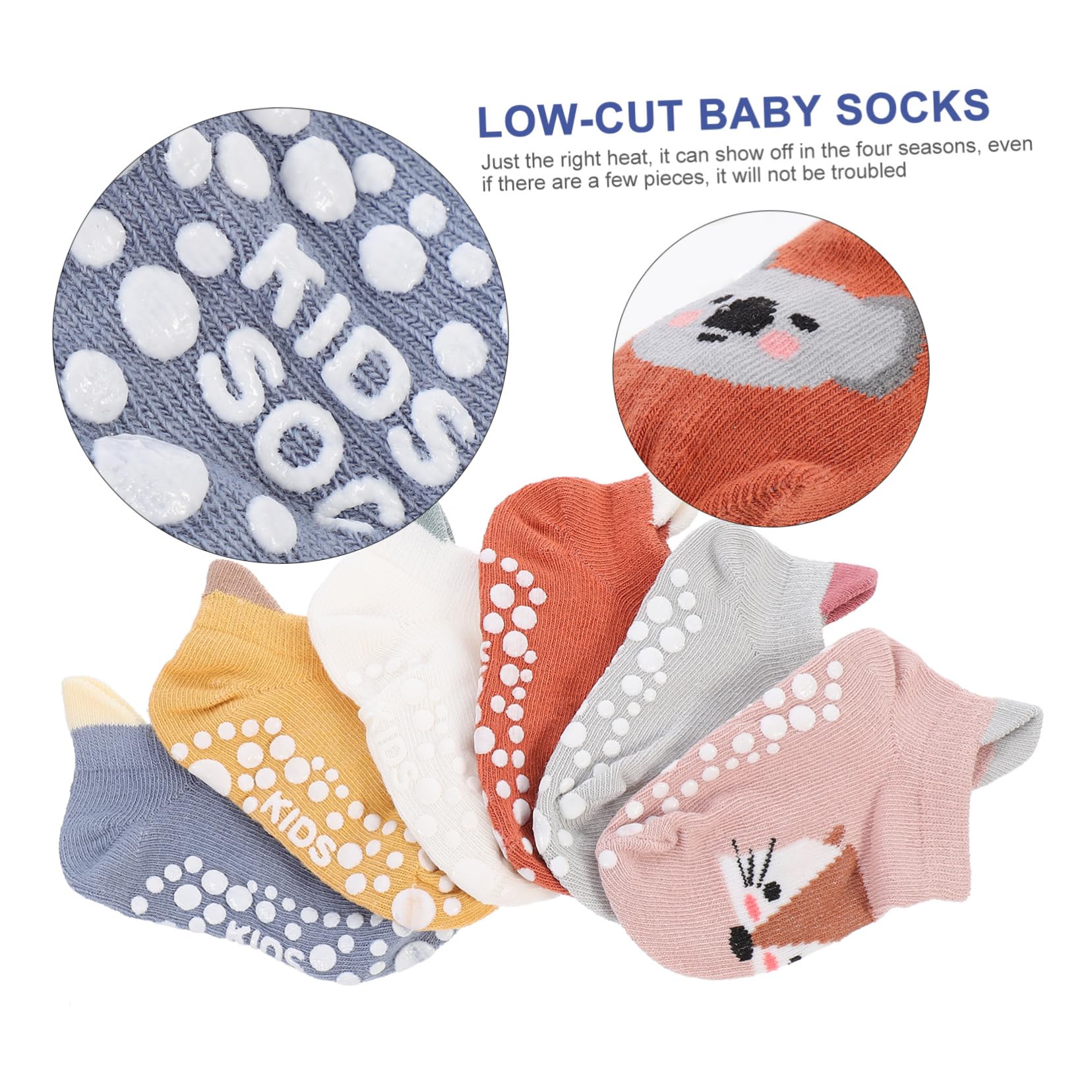 GALPADA 18paare Cartoon Socken Rutschfeste Atmungsaktive Baumwollsocken Für Kleinkinder Verschiedenen Farben Für Drinnen Und Draußen