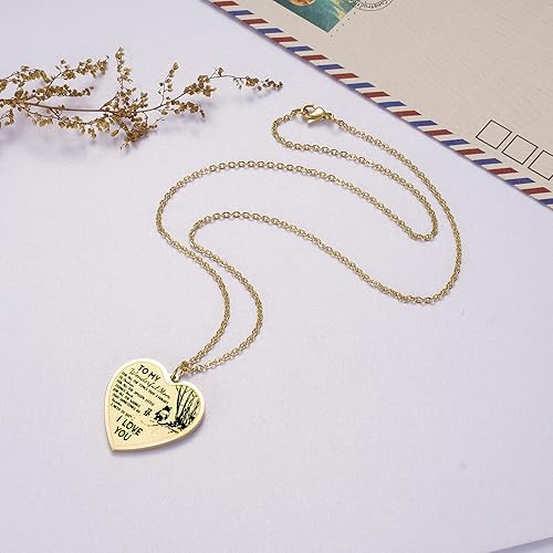 Miniatura 3 de Ralukiia Llavero con collar de texto en inglés To My Wonderful Mom, regalos para mamá de hijo o hija, regalo de cumpleaños para mamá de hijo, regalo