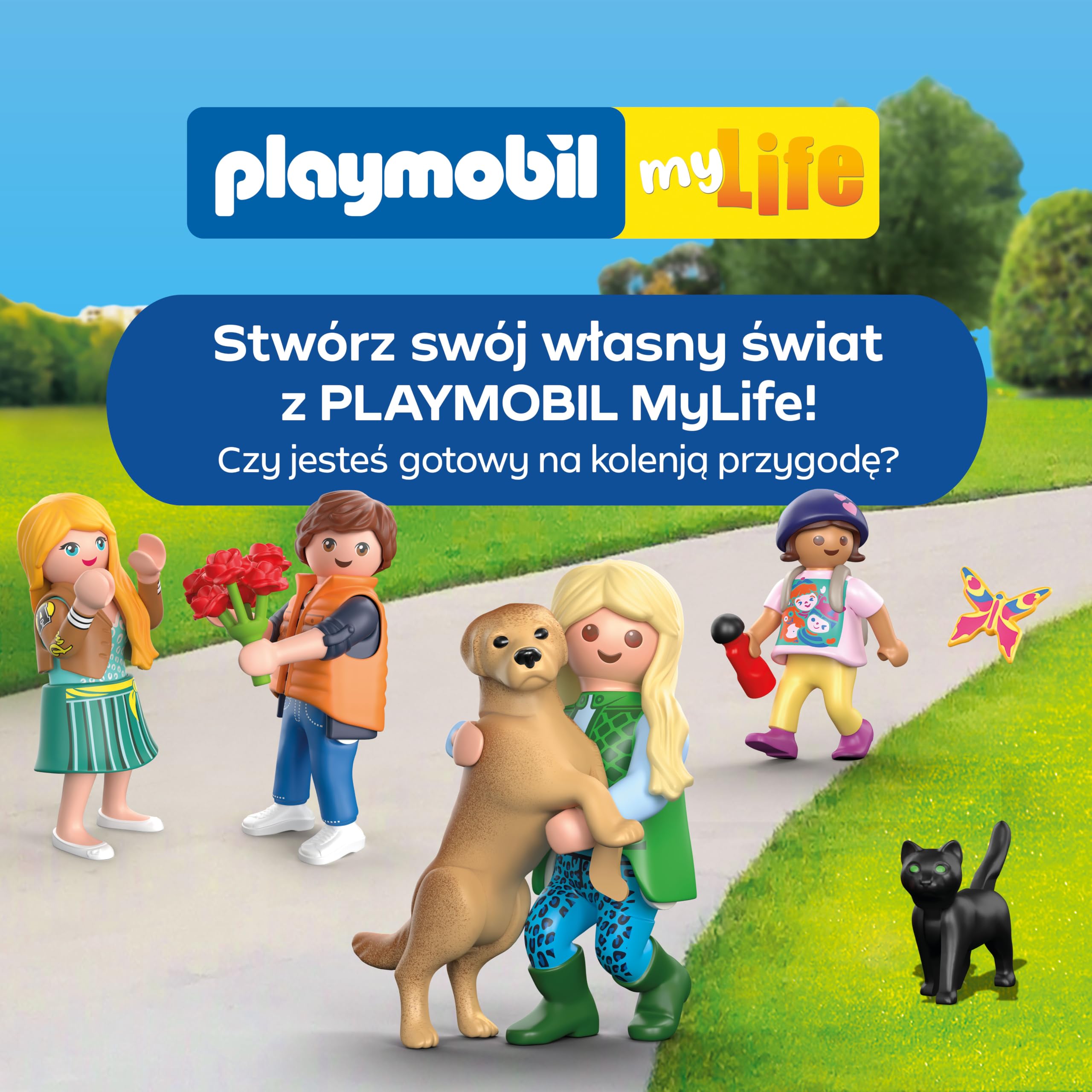 PLAYMOBIL Life 72184 pociąg urodzinowy, świąteczny pociąg ze zwierzętami, świecami, naklejkami z liczbami i akcesoriami, dla dzieci od 4 lat