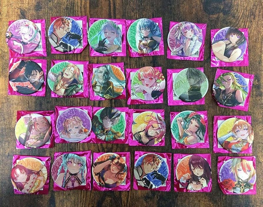 マジェスティックライブ 57mm ご褒美イラスト缶バッジ 24種68セット