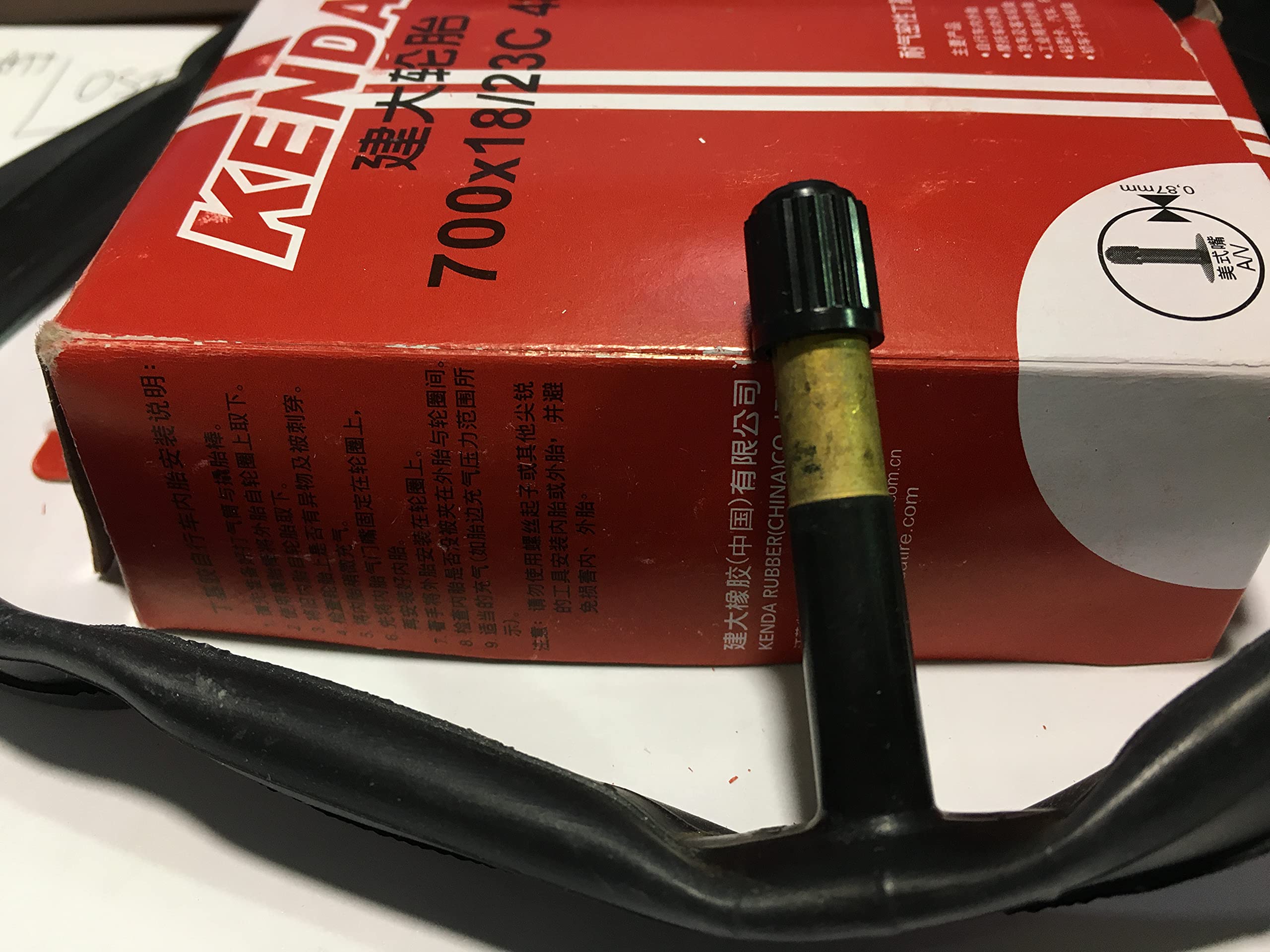 Kenda 700c Road Bike Inner Tube Presta Valve 700X18/23C.