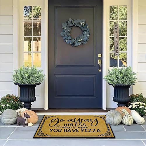 Miniatura 2 de Felpudos personalizados para exteriores, con monograma divertido y divertido para entrada al aire libre, tamaño de 23.6 x 15.7 pulgadas, tapete de