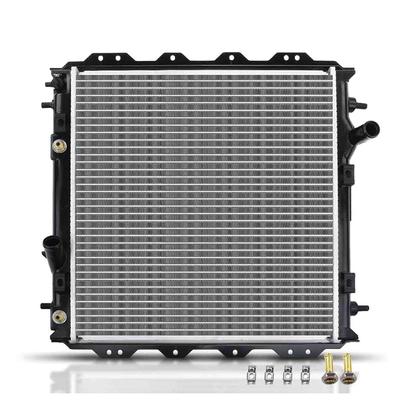 UIU Engine Coolant Radiator with Transmission Oil Cooler Compatible with Chrysler PT Cruiser 2001-2010 L4 2.4L, Automatic Trans. Replace# 5017404AA, 5017404AB