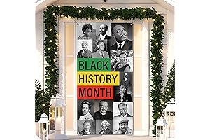Black History Month Afrocentric Door Cover for Ethnic Cultural Celebration