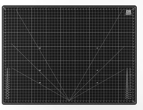 Miniatura 7 de XNM Creations Tapete de corte autocurativo de alta calidad, 24 x 36 pulgadas, A1, construcción de PVC de calidad de 3 capas, líneas de rejilla