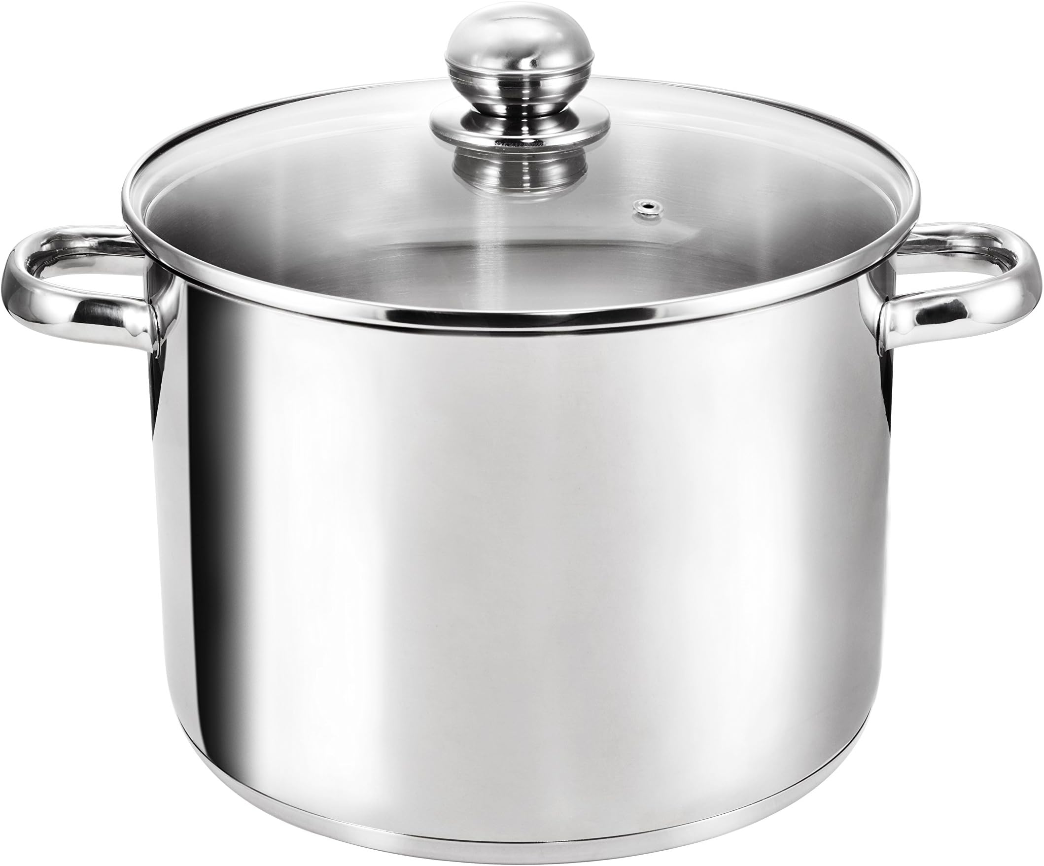 KopfGrandis Large Cooking Pot, Stainless Steel, 9 L, D x H: 24 x 20 cm