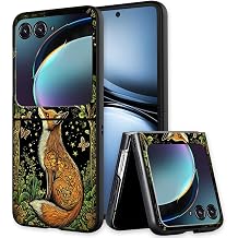 for Motorola Razr Plus 2025/2024 Case,Slim Fit Shockproof Protection Hard PC Cover,Matte Anti-Scratch & Anti-Fingerprint,Durable Lightweight for Razr Plus 2025 Case Enchanted Fox Night