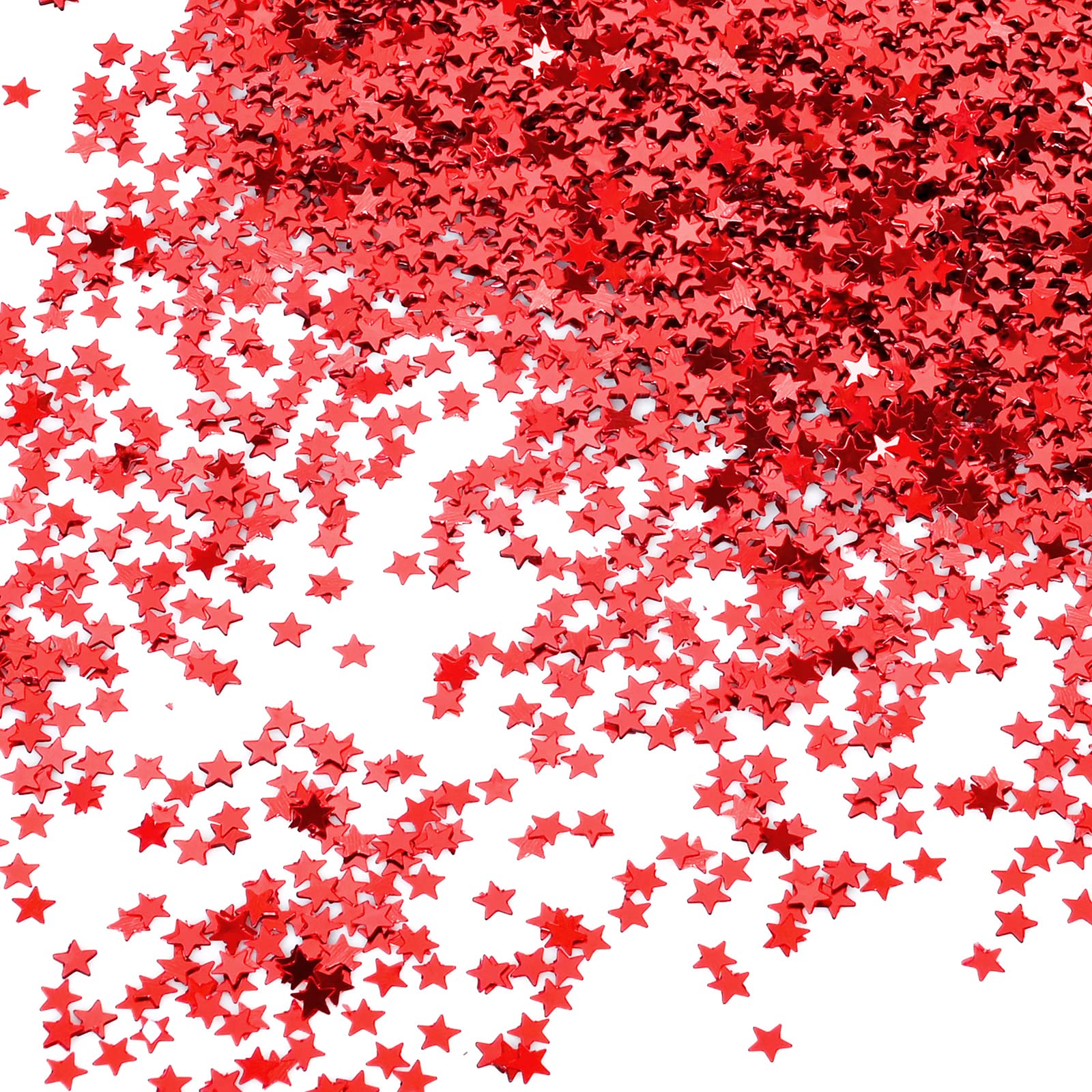 30g Star Confetti - 6mm Metallic Glitter Folie Sprinkles, Pailletten Ster Voor Verjaardag Bruiloft Feest Halloween Kerstdecoratie