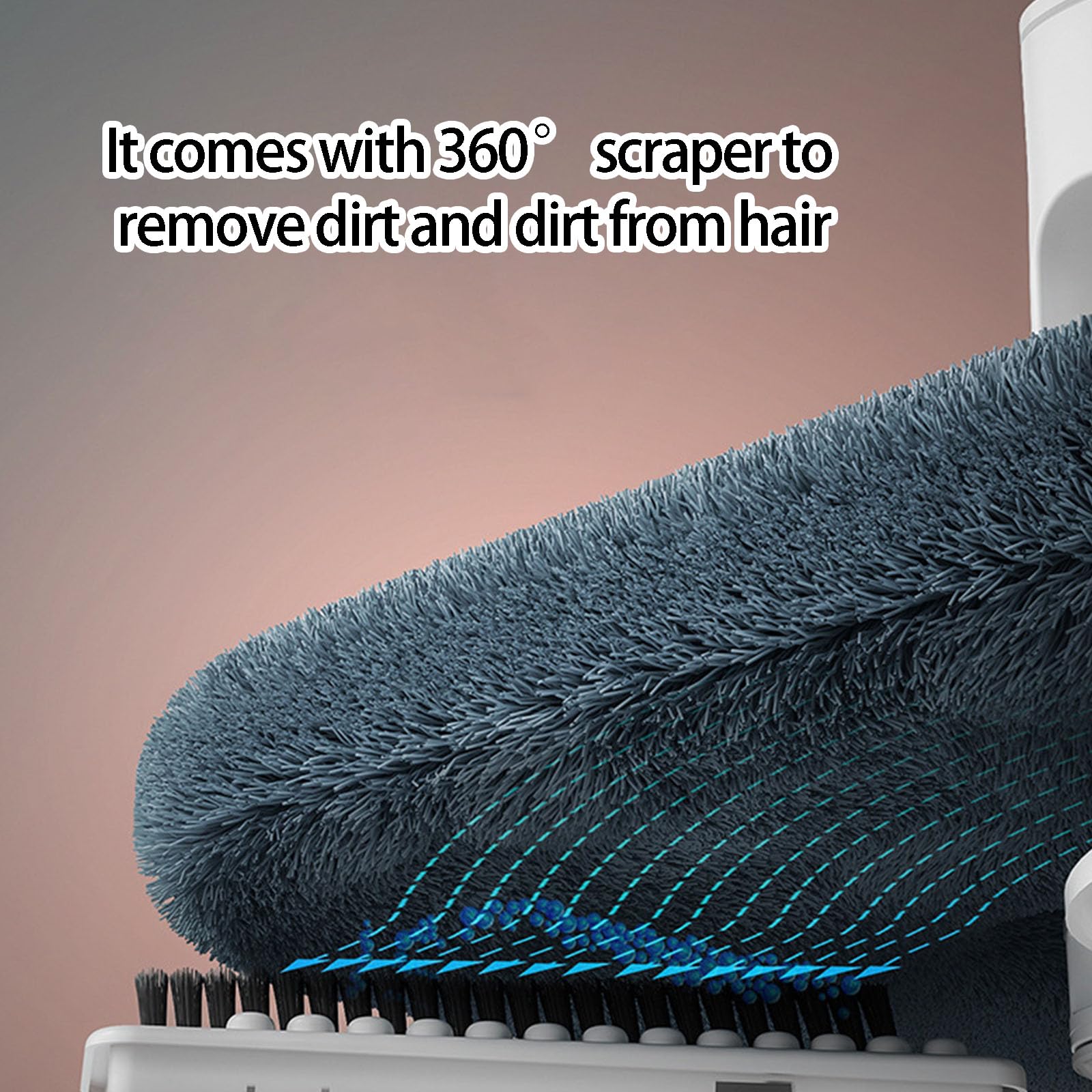Go Between Wet Use - Toallita giratoria con potente absorción para suciedad y cabello, manchas de aceite, rotación de 360 grados, cabezal nivelador fino, limpieza debajo de los muebles, con