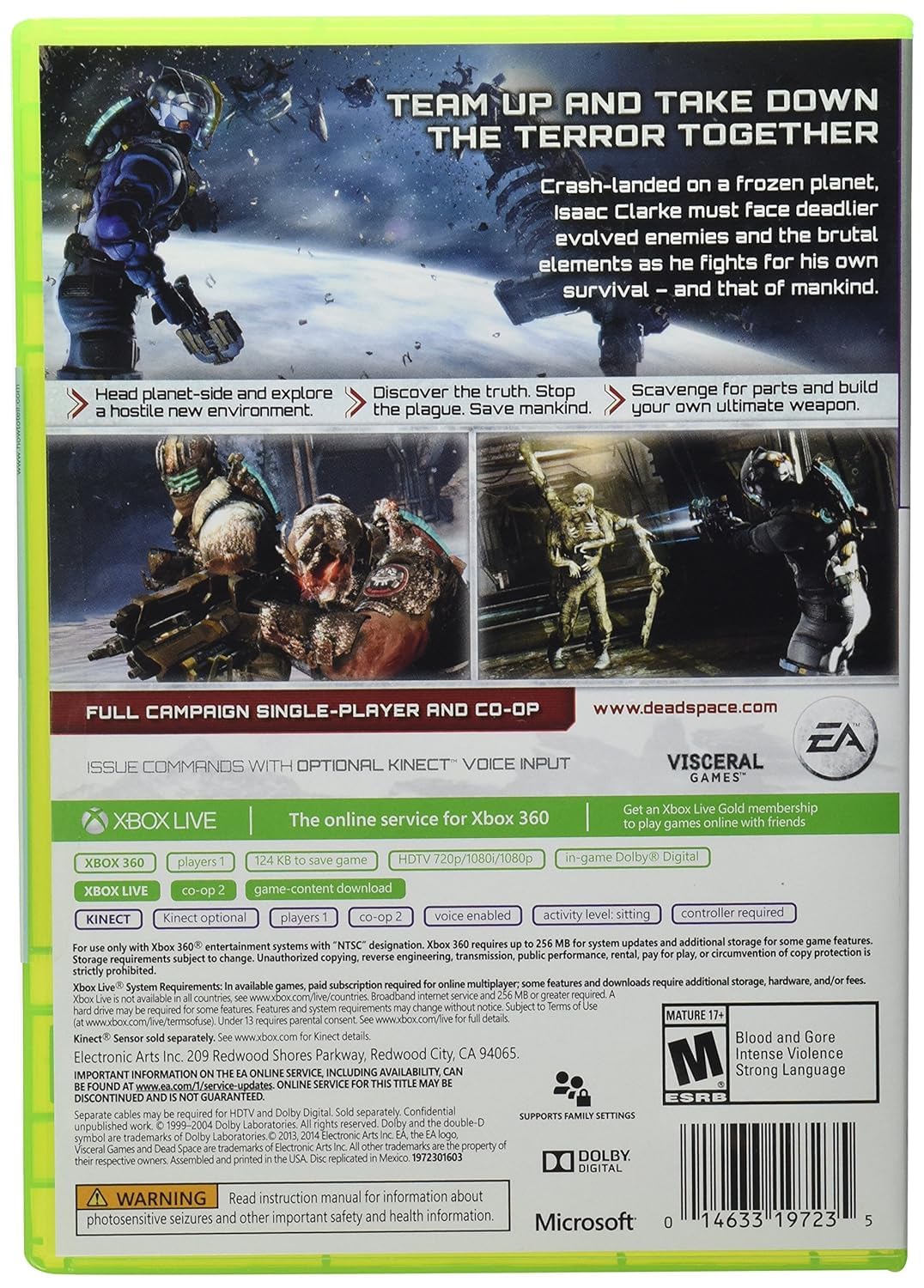 Amazon.com: Dead Space 3 (Xbox 360) : Video Games