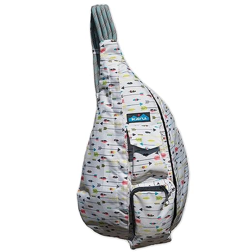 KAVU Original Rope Sling Pack with Adjustable Rope Shoulder Strap, Triblinds