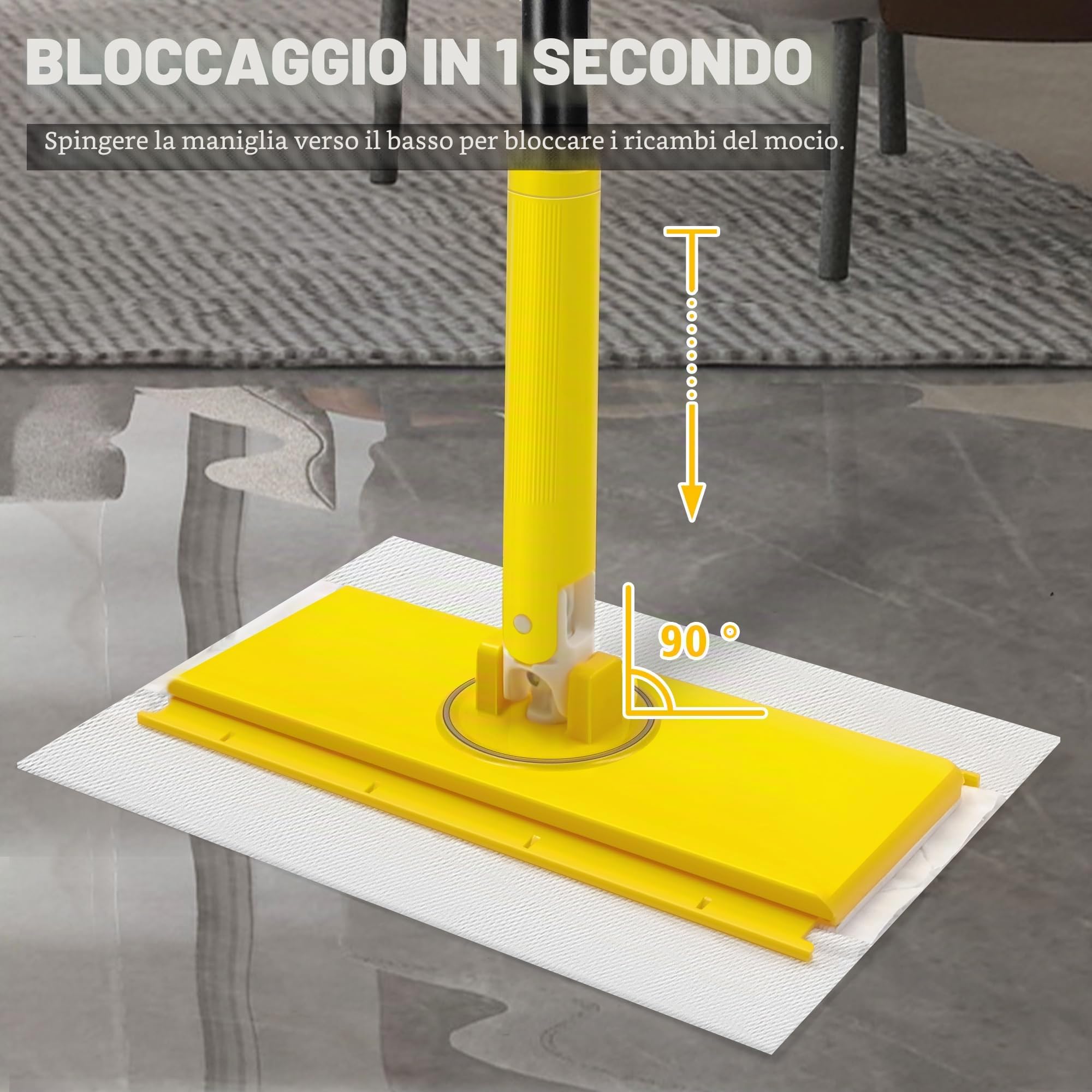 NEWE Mocio automatico per cambio panno portatile