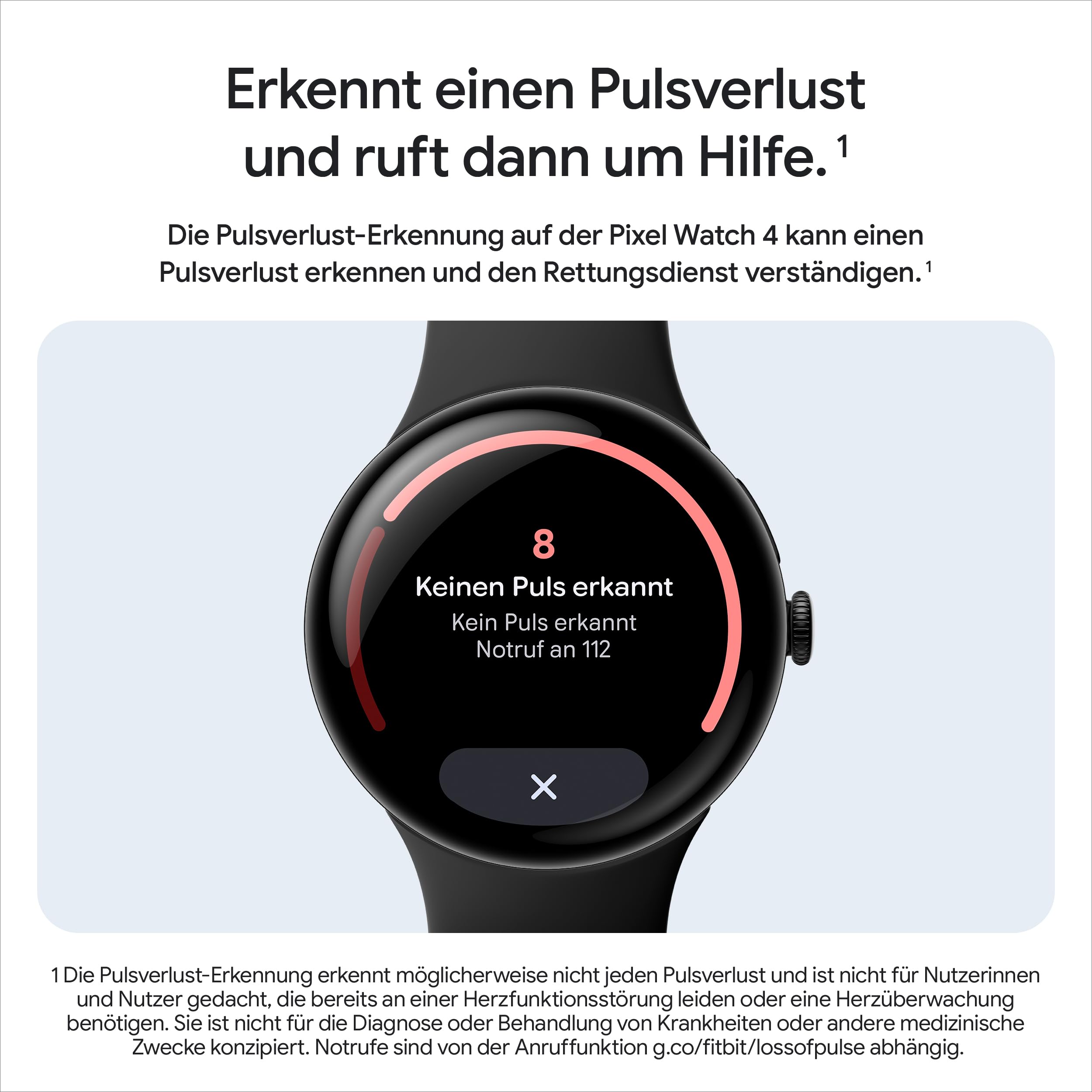 Google Pixel Watch 4 (45 mm) Android-Smartwatch Aluminiumgehäuse Satin Moonstone Sportarmband Moonstone WLAN