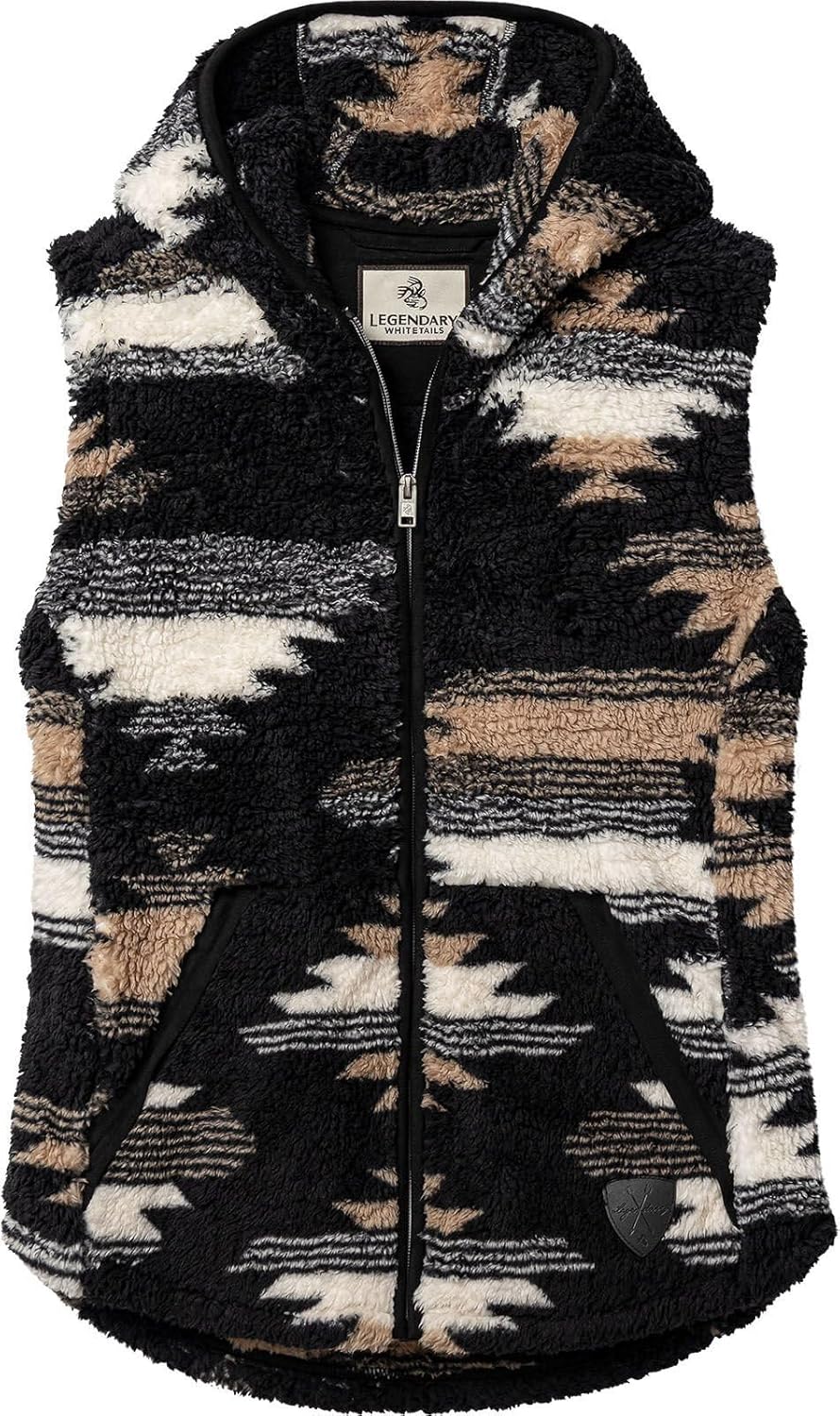 Legendary Whitetails Womens Fuzzy Hide Fleece Vest