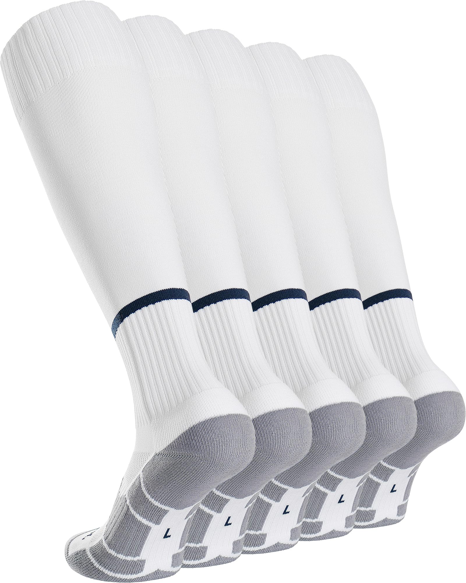 APTESOL Soccer Socks Knee High Team Sport Socks for Kids Youth Adult