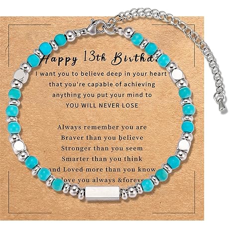 Teens Girls Bracelets Under 5 Dollars -Beaded Bracelets for Daughter/Granddaughter/Niece/Sister/Friends