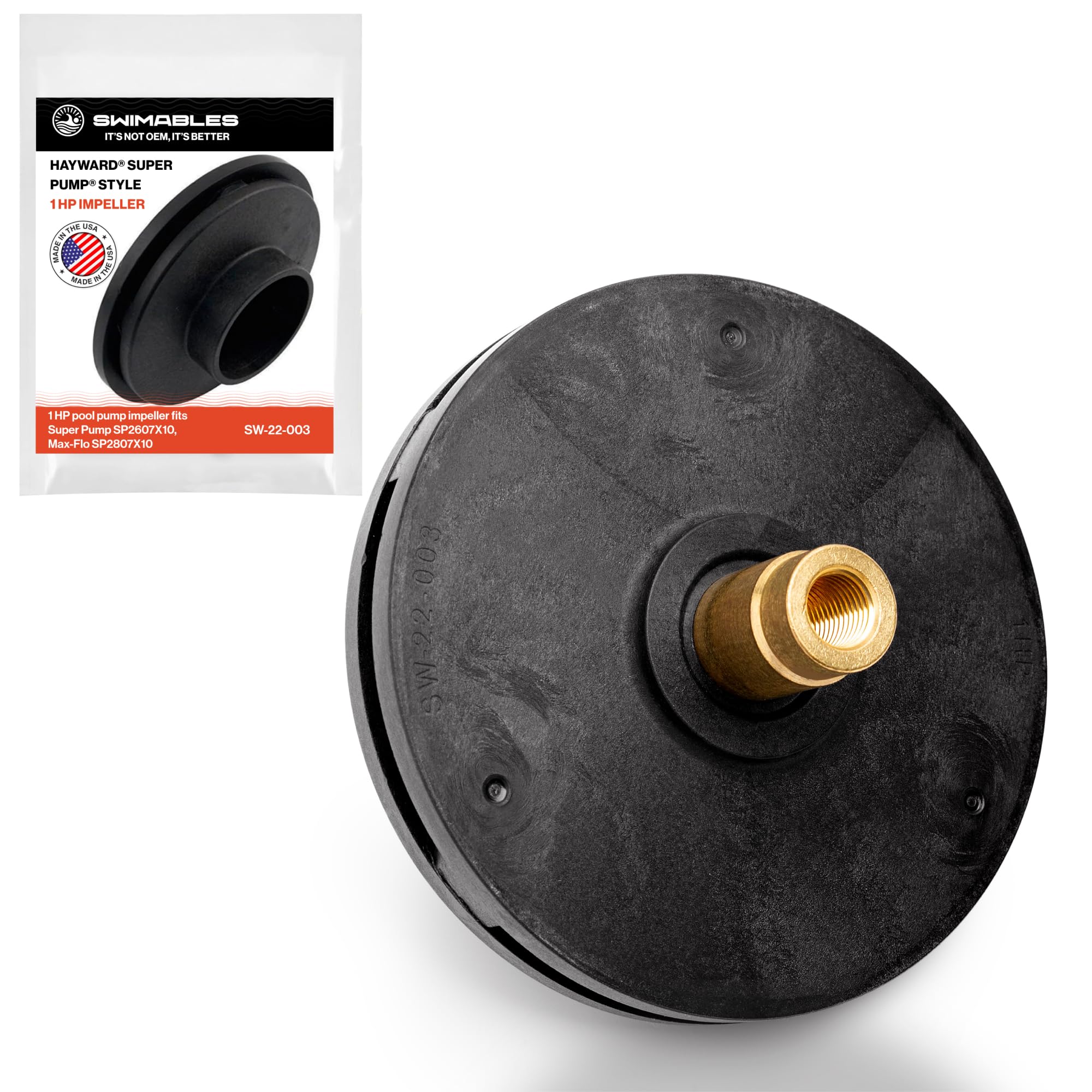 Amazon.com: Swimables SPX2607C 1 HP Super Pump Impeller - High