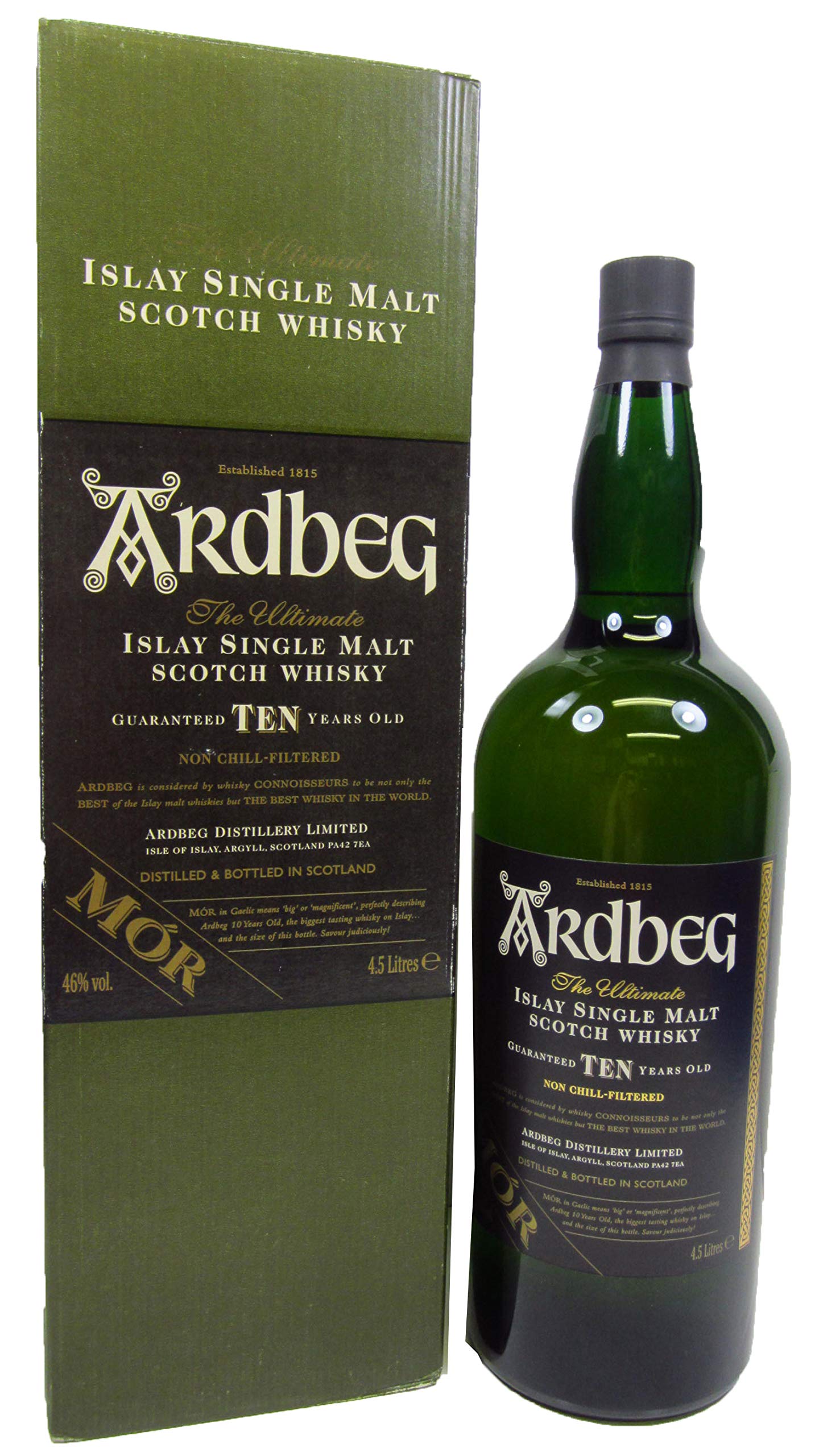 ardbeg 10 years Old en paquete de regalo, 1 l