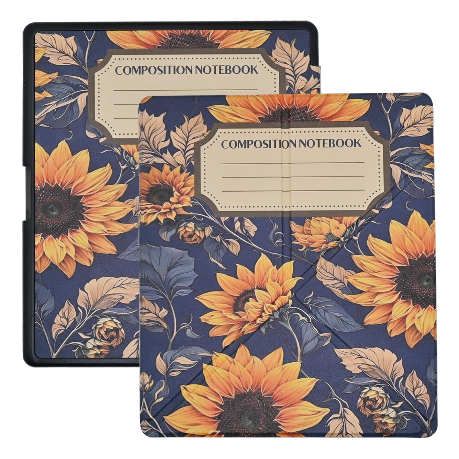 Etui Slimshell do 25.9 cm Kindle Scribe (wersja 2024/2022) – lekka wysokiej jakości skóra PU foliowana okładka, stojak na książki, automatyczny uśpienia / budzenie z uchwytem na długopis, kompozycja