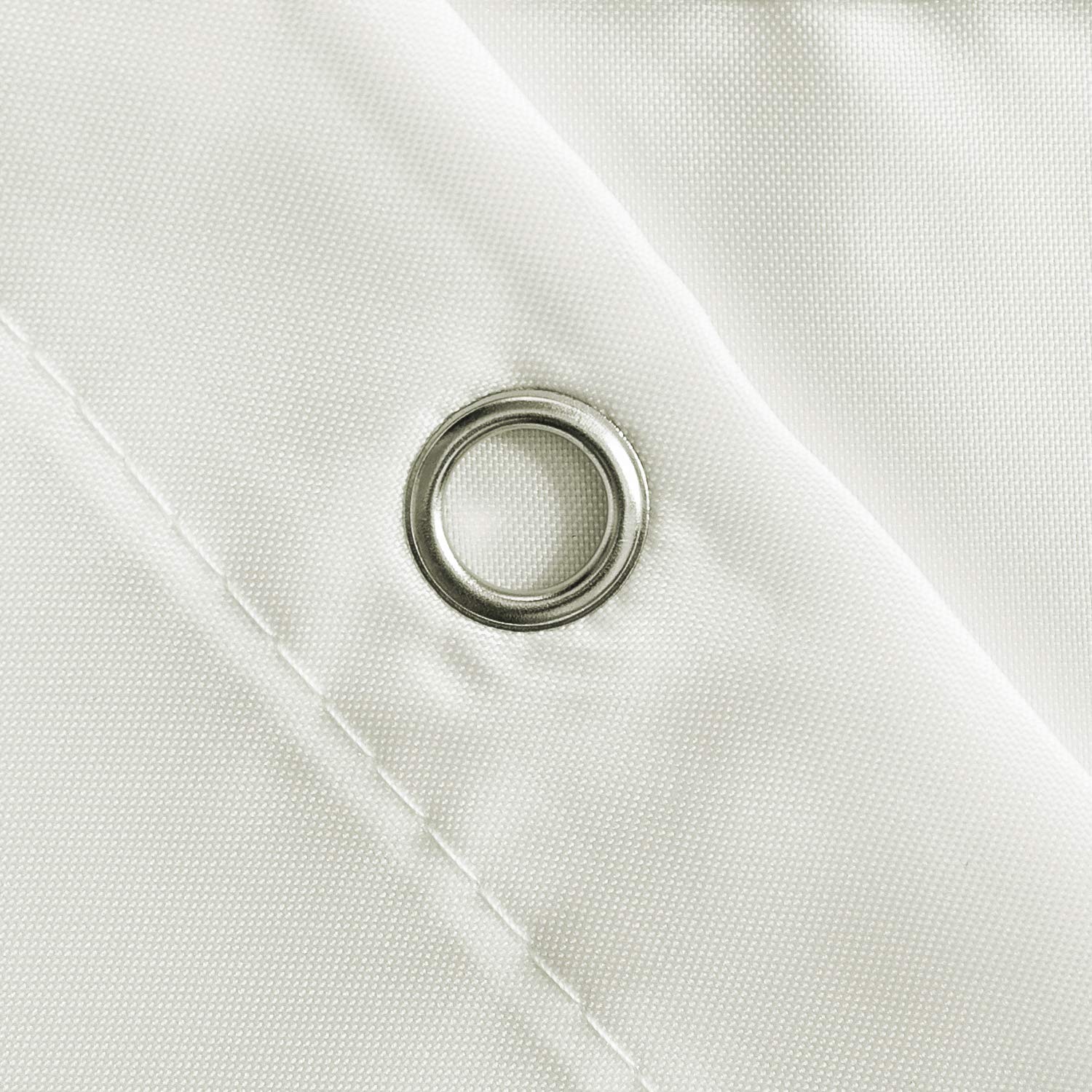 Furlinic Tende Doccia Anti-Muffa Tessuto in Poliestere, Grande Tende Doccia Impermeabile &Lavabile,Tenda Vasca da Bagno con 12 Ganci Tenda doccia Beige-180x210cm.