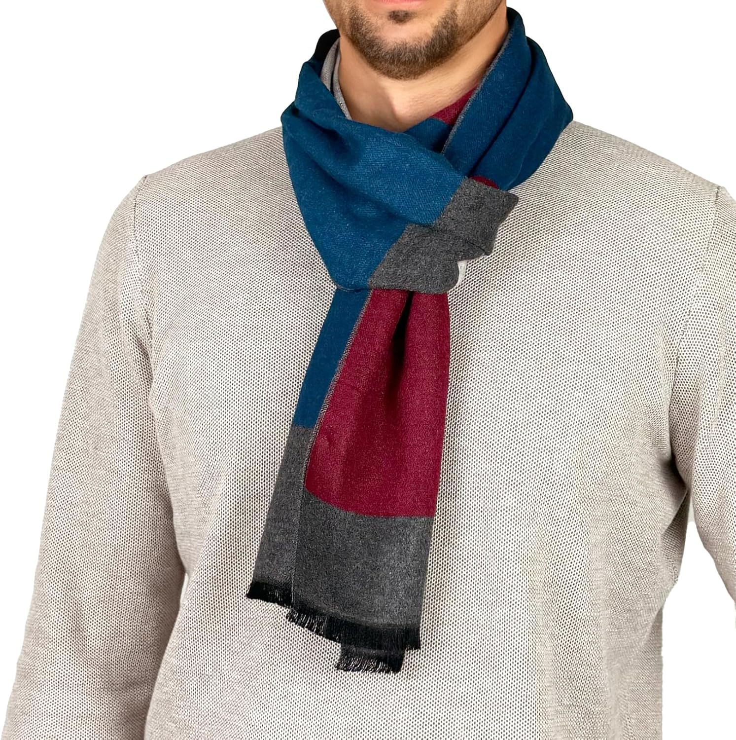 Scarf for Men Reversible Elegant Classic Cashmere Australia Ubuy