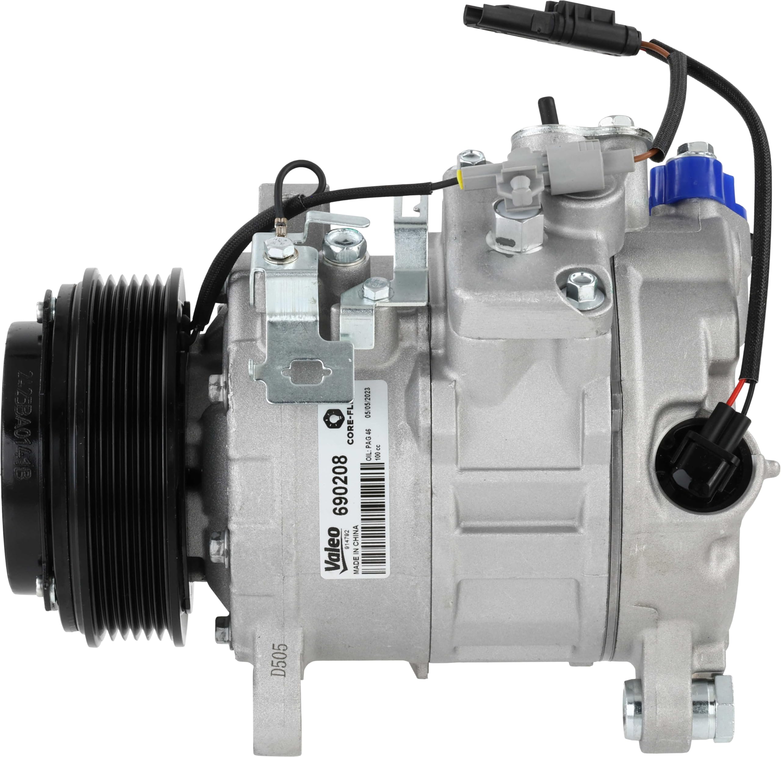 Valeo Kompressor, Klimaanlage, vorgefüllt mit Öl, 690208