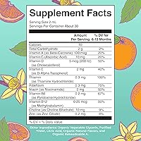 Vista 2 de MaryRuth Organics Multivitamínico para bebés USDA Orgánico Gotas líquidas multivitamínicas para bebés de 6 a 12 meses Apoyo inmunológico