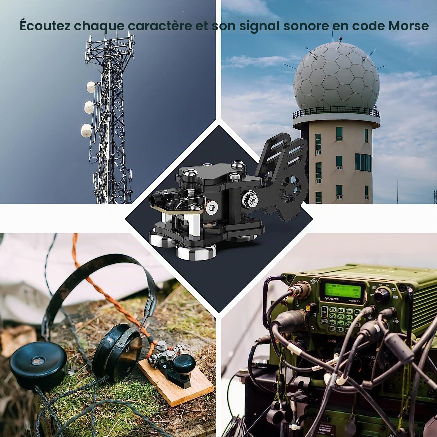 Putikeeg CW Clé Morse, Transmetteur de Code Clé
