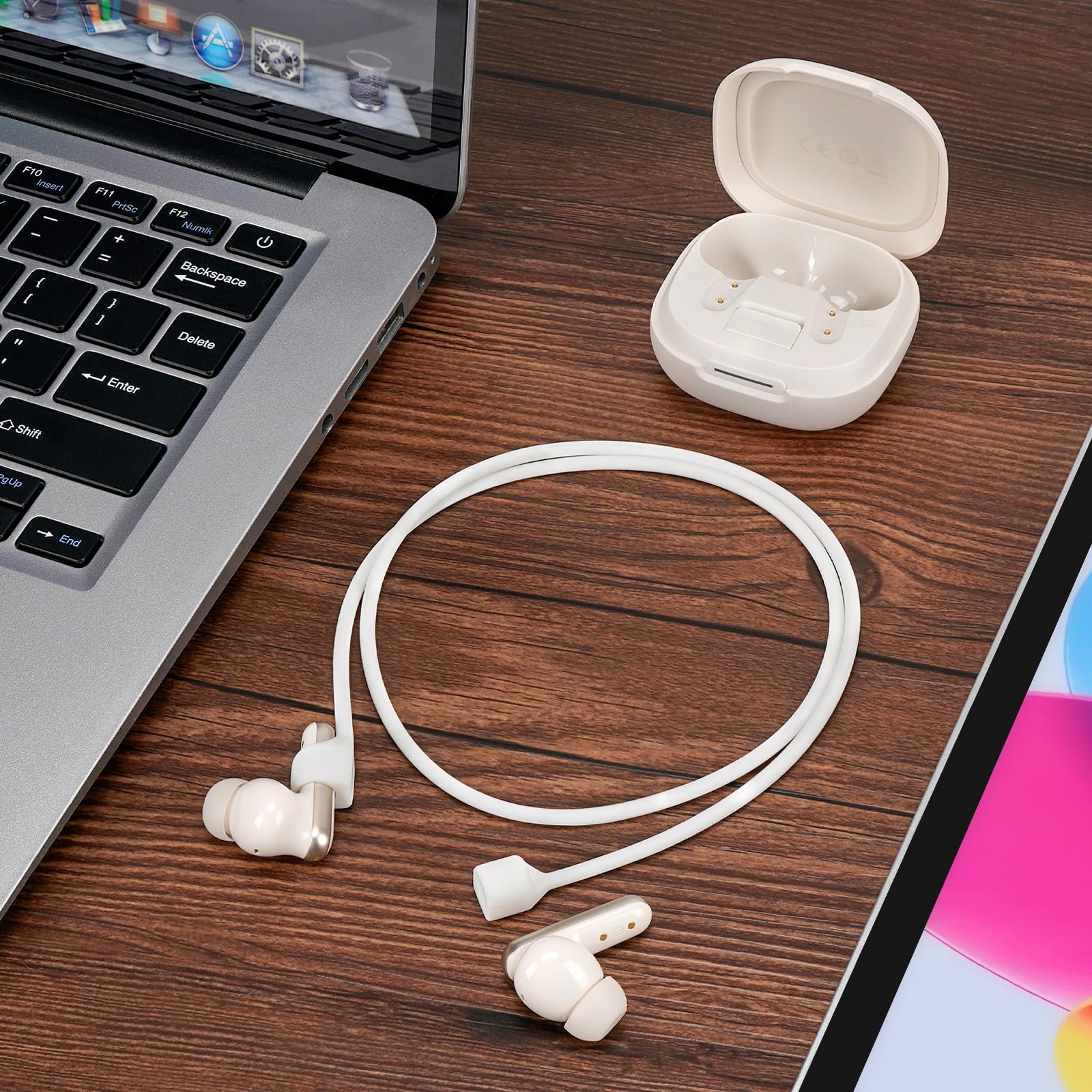 2 Paires CâBles D'éCouteurs, 4 Paires Boucles D'oreilles Anti