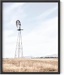 Haus and Hues Framed Barn Wall Art - Farmhouse Framed Wall Decor, Modern Barn Pictures, Large Rustic Country Landscape Artwork for Living Room, Farmhouse Wall Art (Black Framed, 16x20)