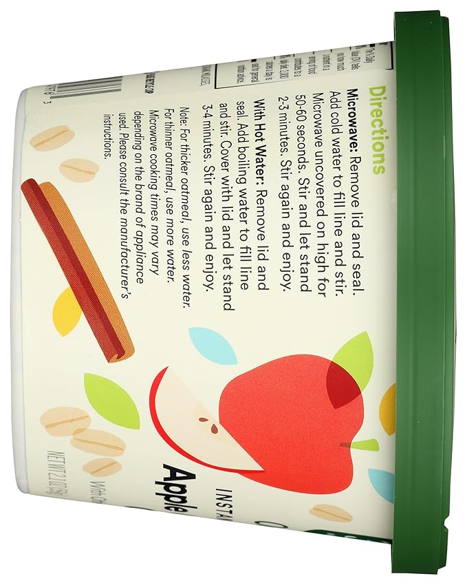 Avena Instantánea Orgánica 365 by Whole Foods Market, Manzana Canela Chia, 2.1 oz miniatura 5