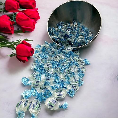 Miniatura 3 de Arcor Crystal Mint Candies - 1.5 libras - Caramelos duros de sabor azul gourmet envueltos individualmente para un sabor fresco y refrescante,