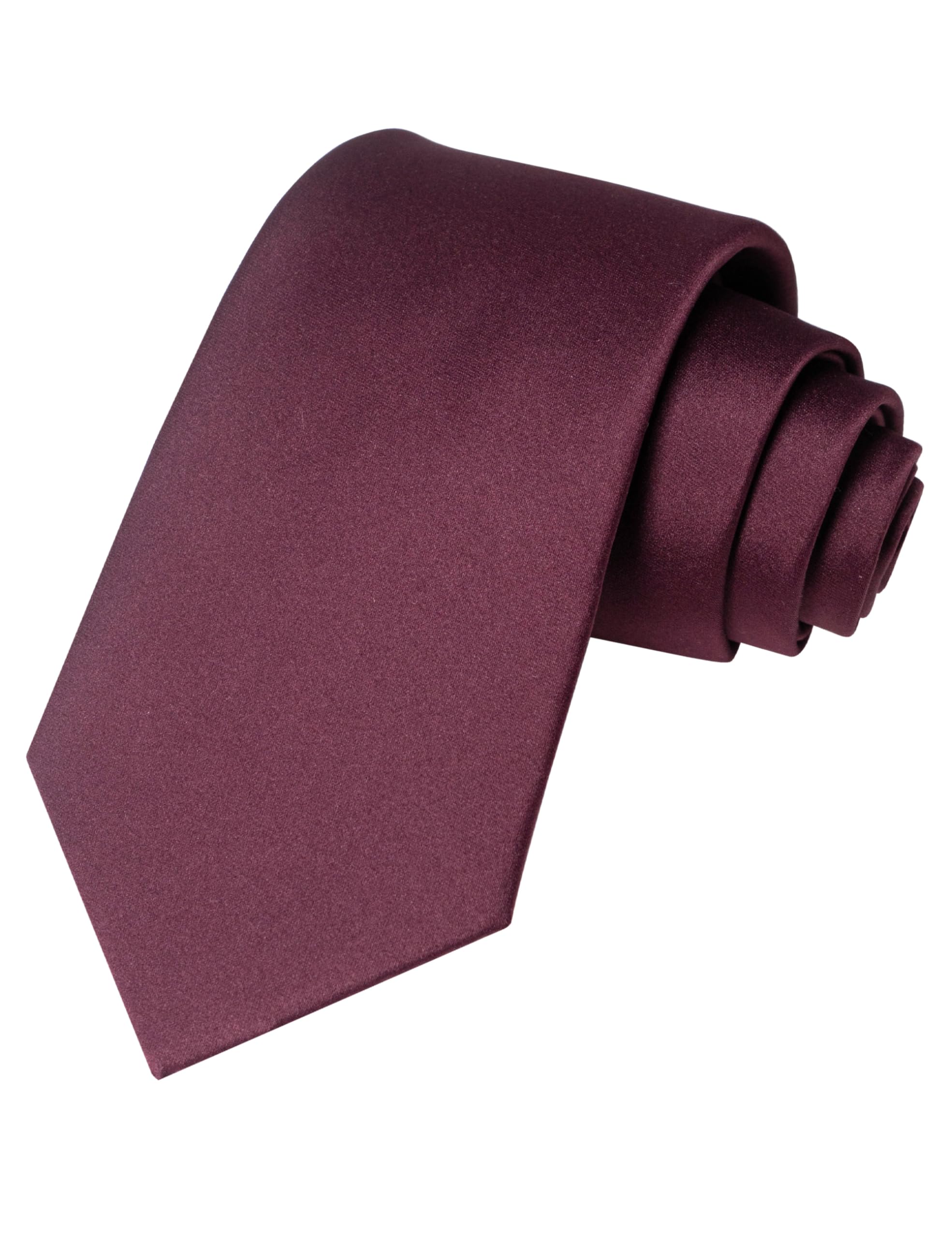 JEMYGINS Solid Color Tie Mens Necktie for Business and Wedding — view 21