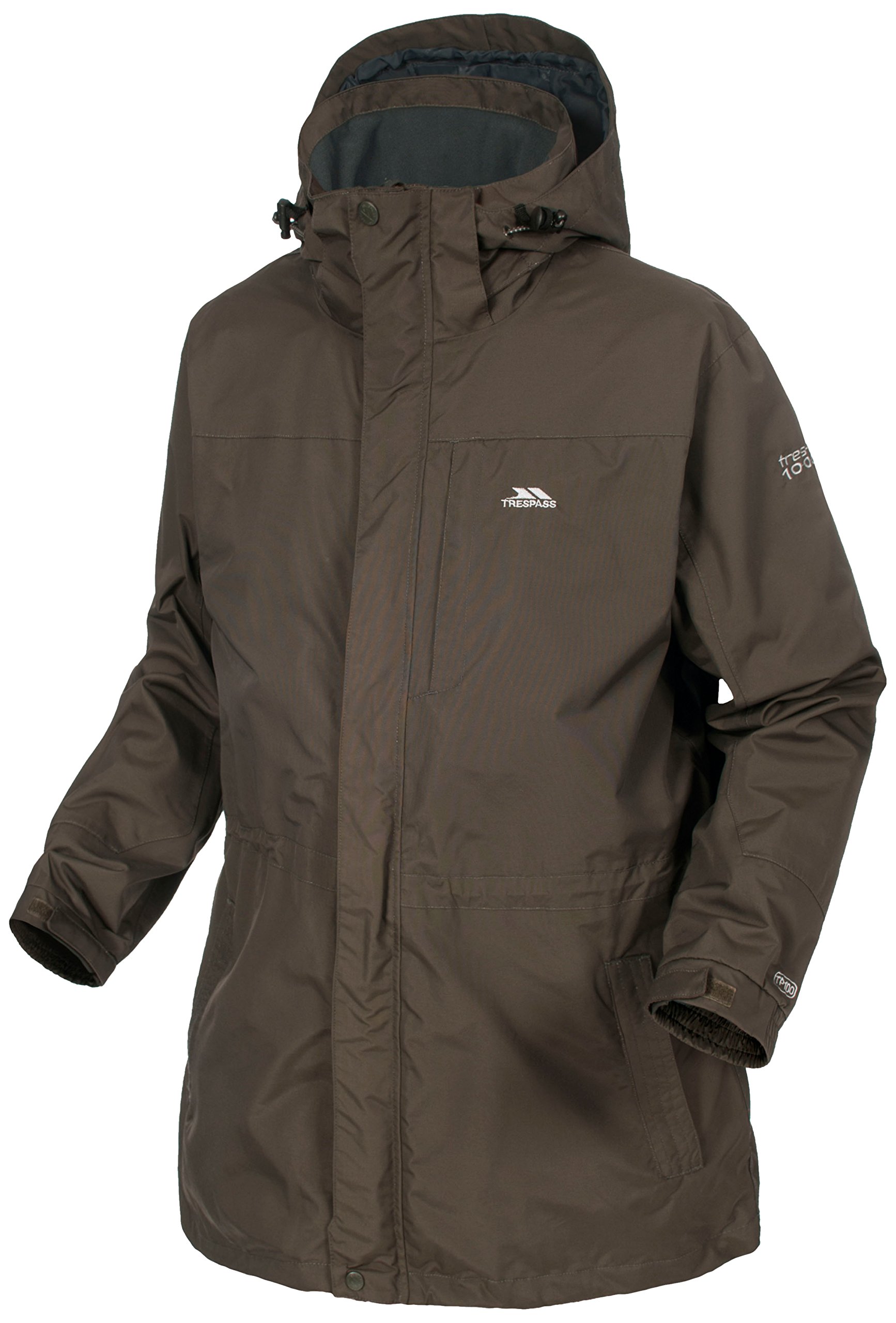 Trespass Edwin Men's High Performance Longer Length Waterproof Jacket