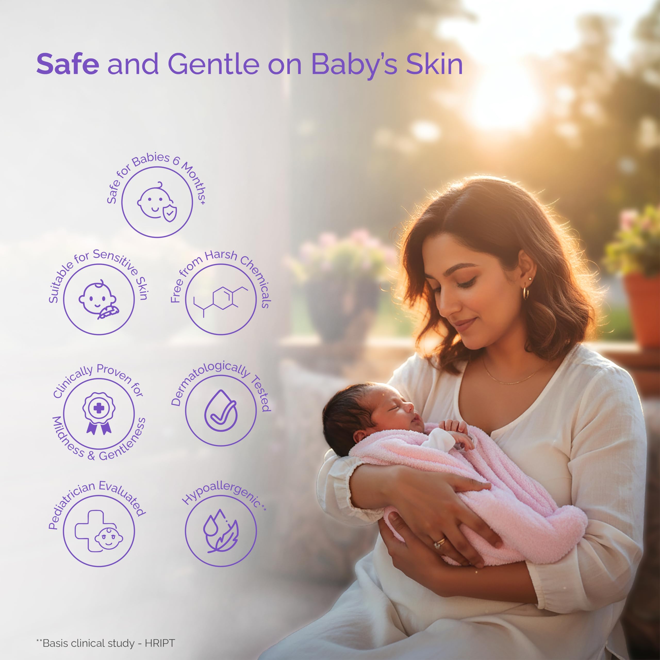 Himalaya Gentle Baby Sunscreen Lotion SPF 50 PA++++ | No White Cast | 100ml 4