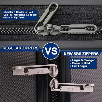 Aerolite 55x40x20 Expandable Ryanair Priority 4 Wheel Cabin Suitcase