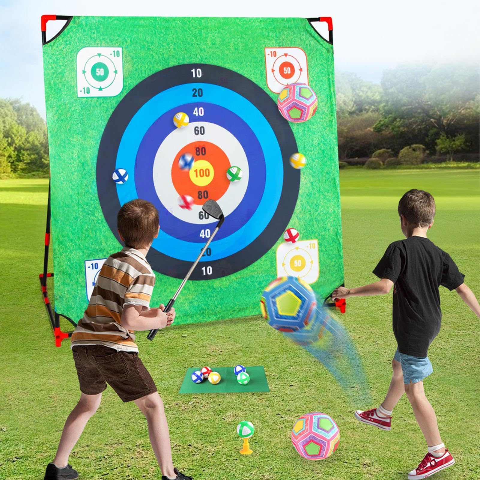 Jeu D'entraînement Au Golf - Ensemble De Jeu De Combat De Golf Multifonctionnel Avec Club Amovible | Avec Club Amovible Jouet Éducatif Extérieur Pour Entraînement Dans Le Salon Activités De Renforceme
