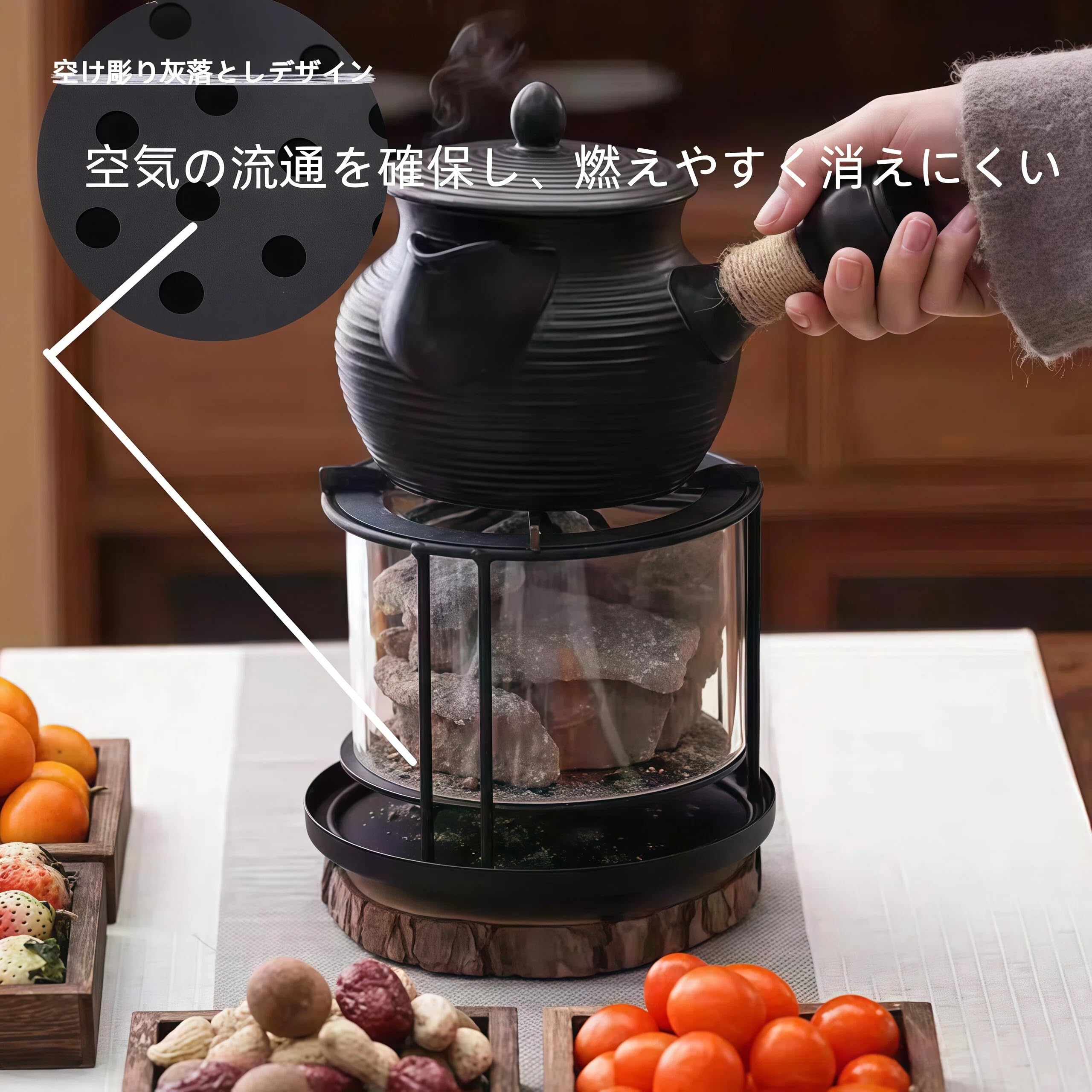 Amazon.co.jp: 卓上ストーブ 卓上ミニ薪ストーブ ミニ薪ストーブ