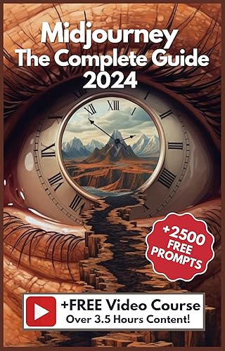 Midjourney: The Complete Guide 2024 (incl. 2500+ Prompts): Master Midjourney V5.2, V6+ and AI-Powered Insights with a 520-Page E-Book | Comprehensive Guide to AI Art &amp; Techniques