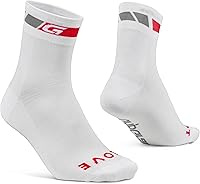 GripGrab Classic Regular Cut Summer Cycling Socks - Coolmax Breathable Bike Socks for Road, Spinning & Indoor Biking, Single & Multipack