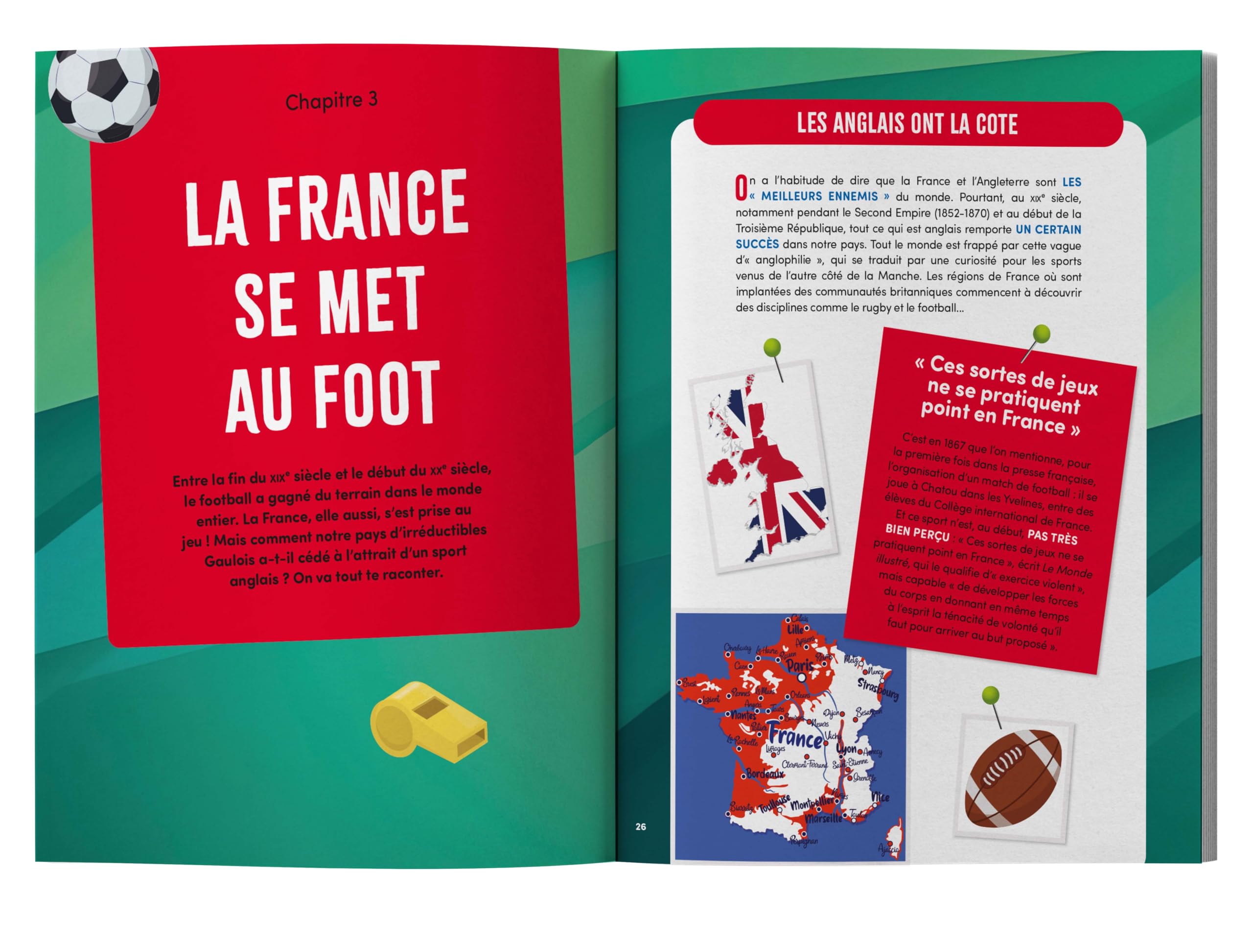 Mon grand livre du foot: Tout savoir sur ton sport préféré