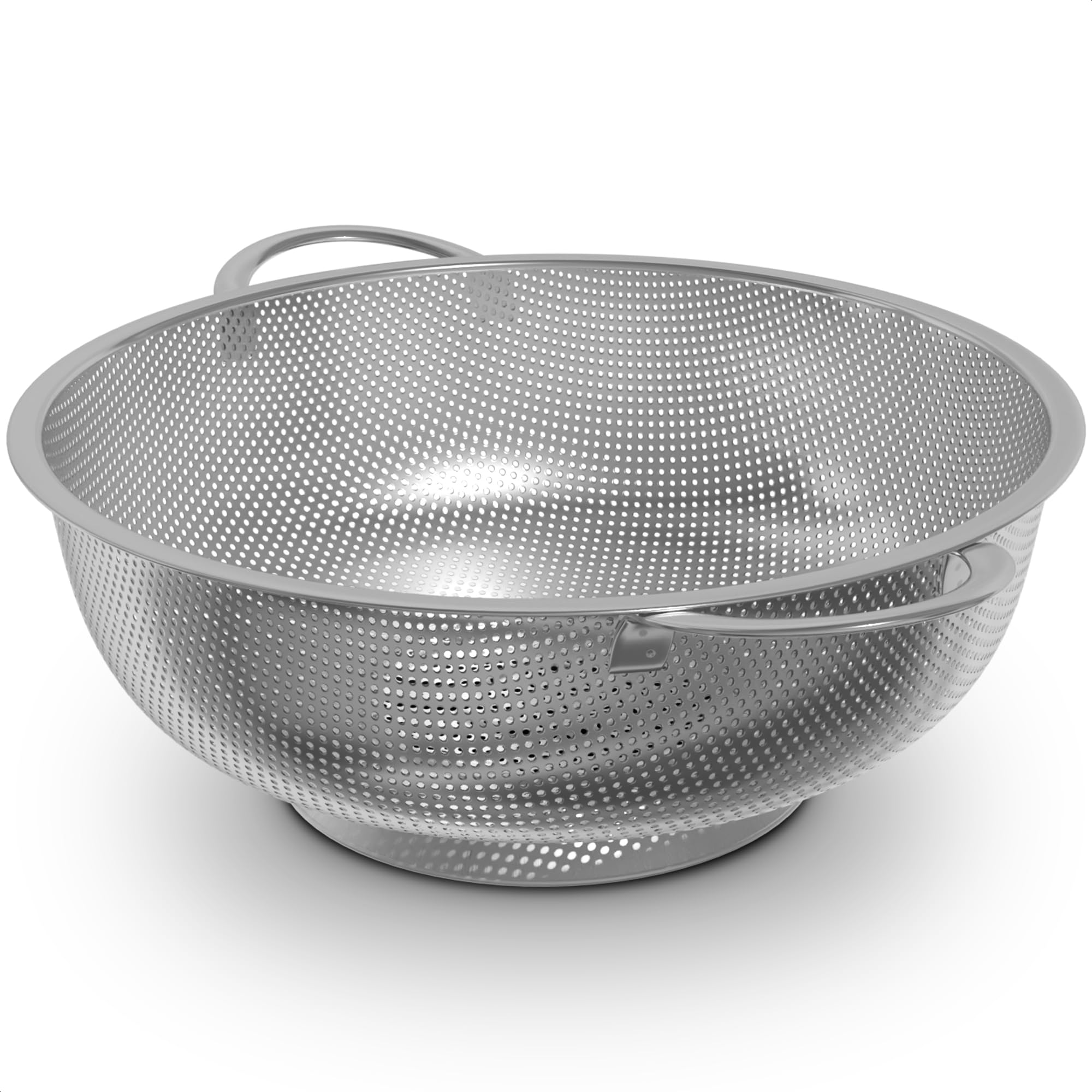 Snapklik.com : Stainless Steel Colander For Kitchen - 5Qt Rice Strainer