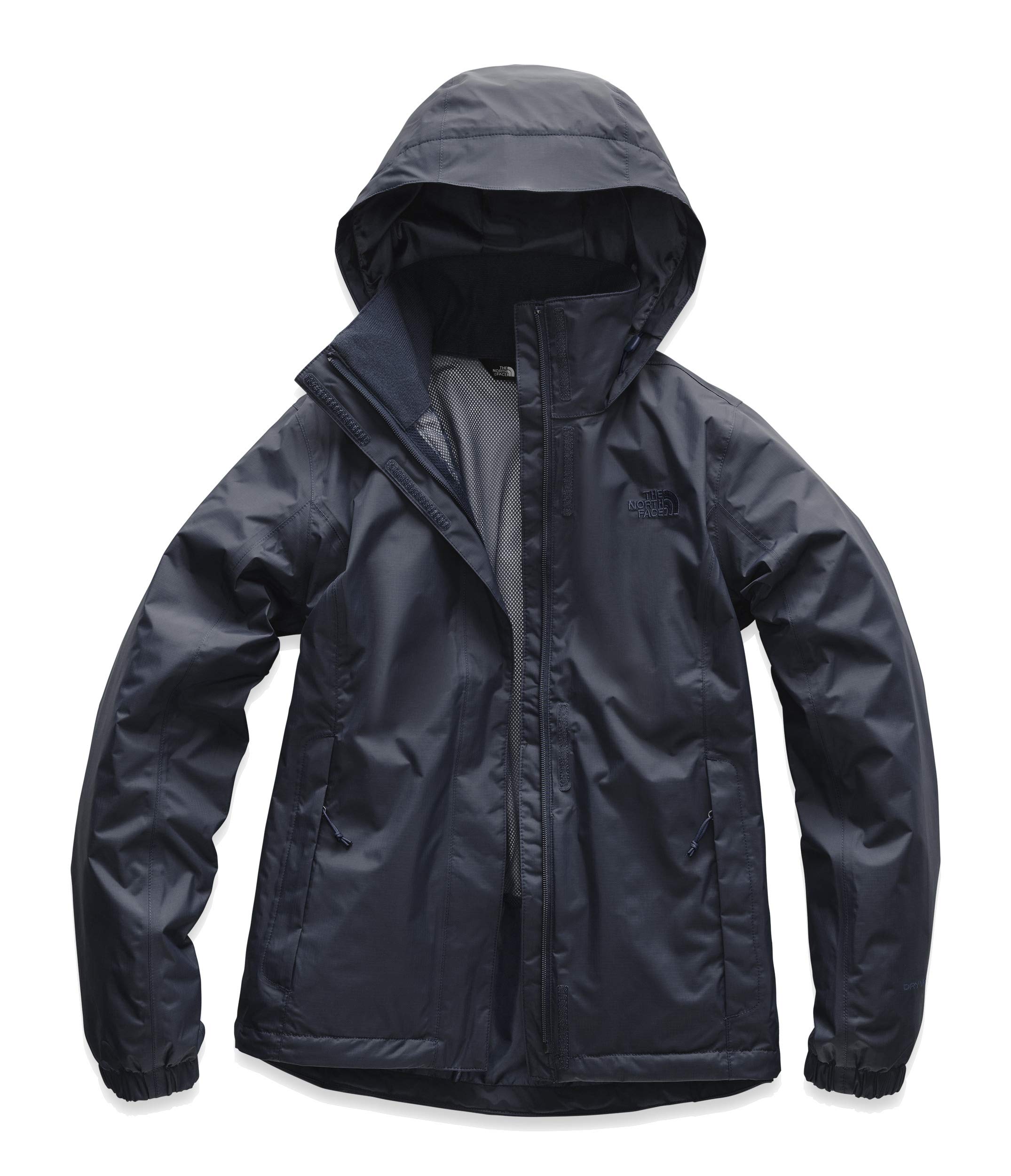 THE NORTH FACE Women's Resolve Rain Jacket (Standard and Plus Size),  Urban Navy, Small