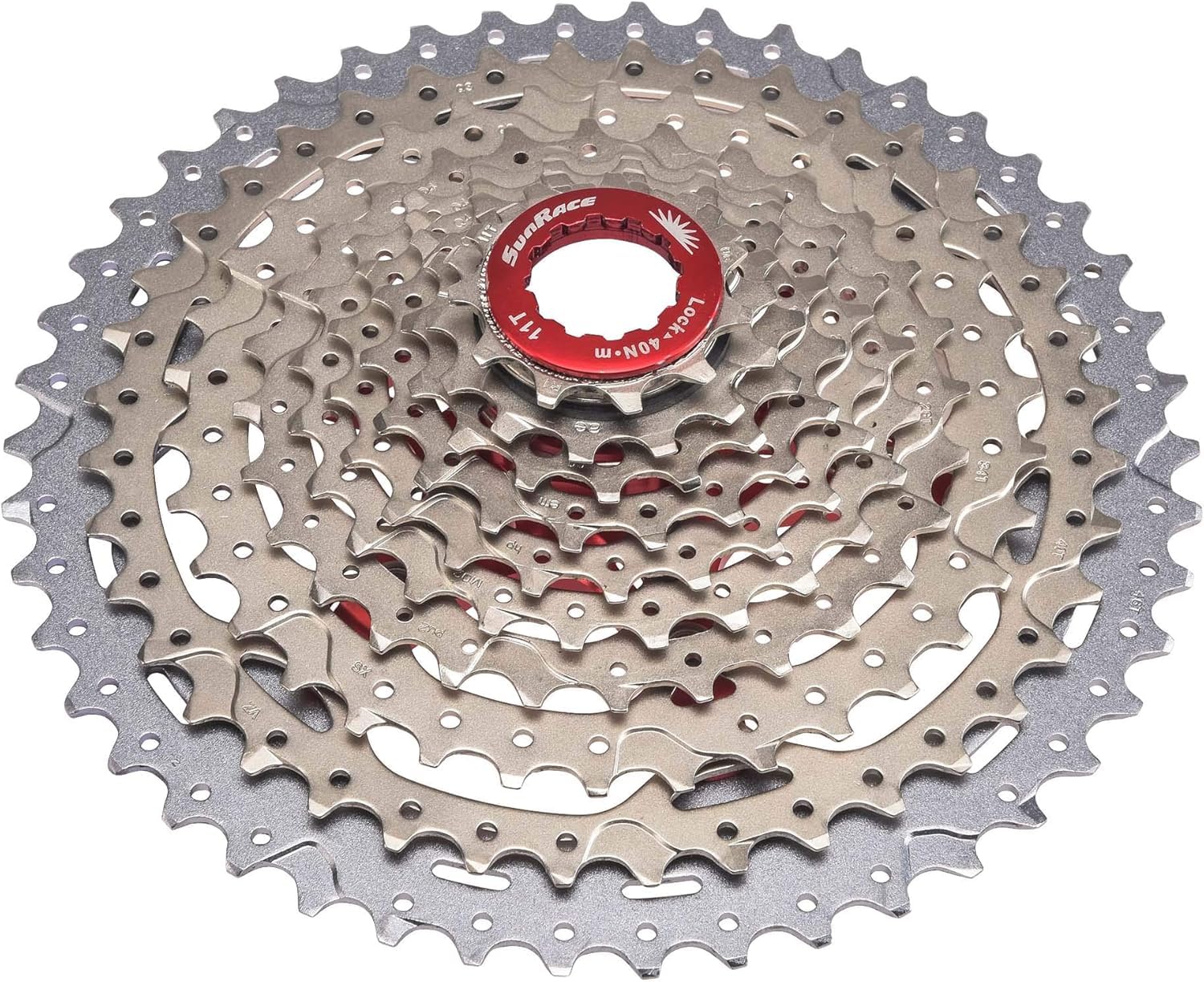 Sunrace CSMX3 Kassettenzahnkranz Silber 10-Fach