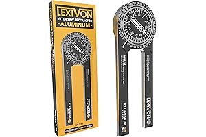 LEXIVON 7-Inch Rust-Proof Carpenter Measuring Tool for Perfect Cuts